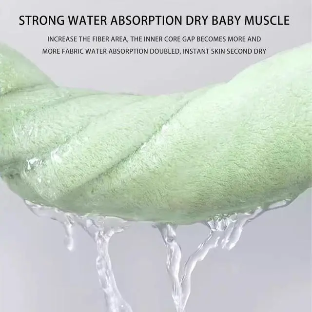 Alt view image 4 of 5 - Baby Hooded Towel,31 * 31 in Toddler Bath Towels and Washcloths Set for Newborn Babies,Toallas de Baño para Bebe,Organic Infant Kids Boy Essentials 1-3