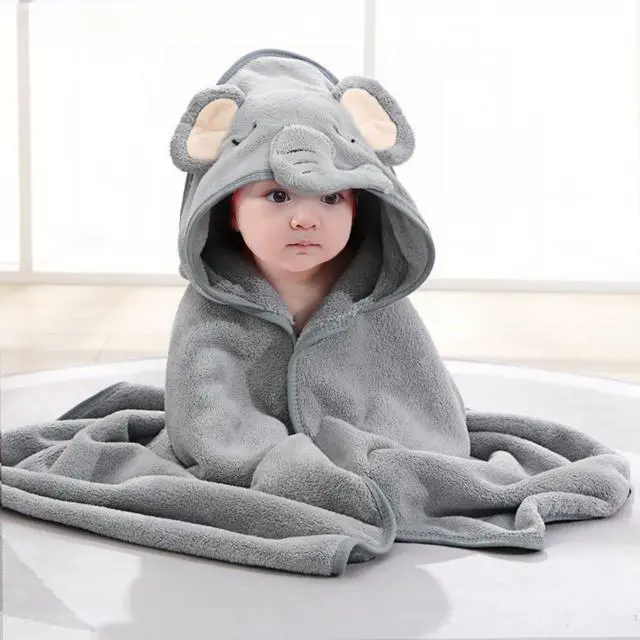 Alt view image 5 of 5 - Baby Hooded Towel,31 * 31 in Toddler Bath Towels and Washcloths Set for Newborn Babies,Toallas de Baño para Bebe,Organic Infant Kids Boy Essentials 1-3