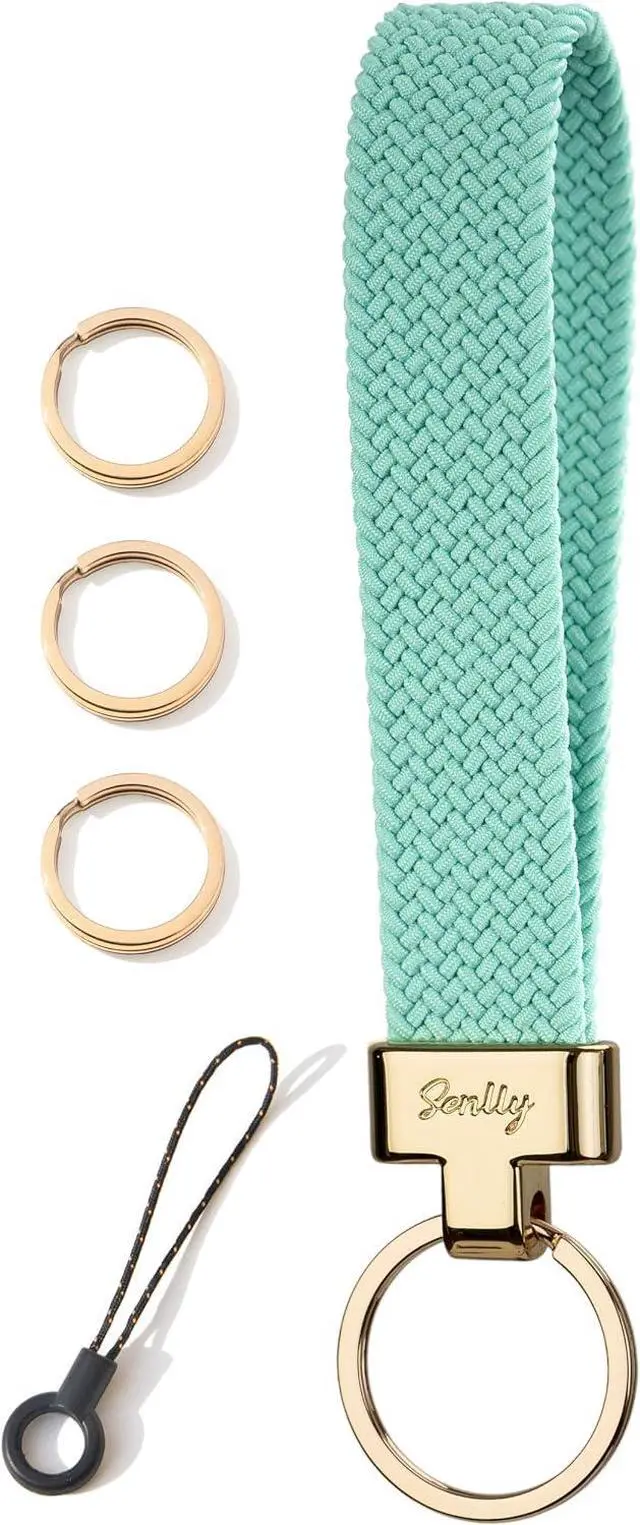 Main image of Wristlet Lanyard, Stretchy Keychain Holder, Original Elastic Anti-Drop Design Keyring