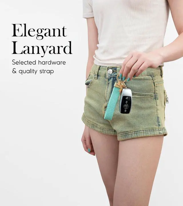 Alt view image 5 of 7 - Wristlet Lanyard, Stretchy Keychain Holder, Original Elastic Anti-Drop Design Keyring