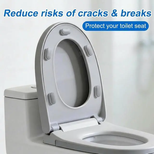 Alt view image 7 of 7 - 5 PCS Toilet Seat Bumpers for Bidet Attachment with Adhesive | Universal Non-Slip Toilet Seat Spacers for Bidet and Toilet Lid, Universal Fit for Home and Commercial Bathrooms