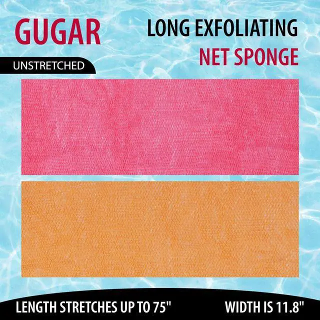 Alt view image 5 of 7 - African Net Sponge Authentic African Exfoliating Net Real African Bath Sponge Body Scrub Net Long Rag Net Shower Scrubber