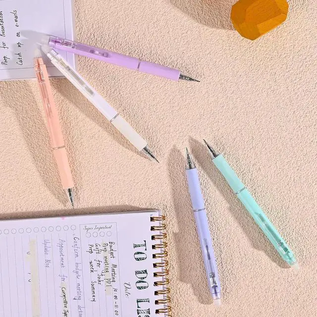 Alt view image 6 of 7 - Temiary 10 Pcs Retractable Erasable Gel Pens, Black Ink Fine Point 0.5 mm | Make Mistakes Disappear, Smooth Writing Gel Pen with Eraser for Journaling Note Taking Marking Planner Crossword Puzzles