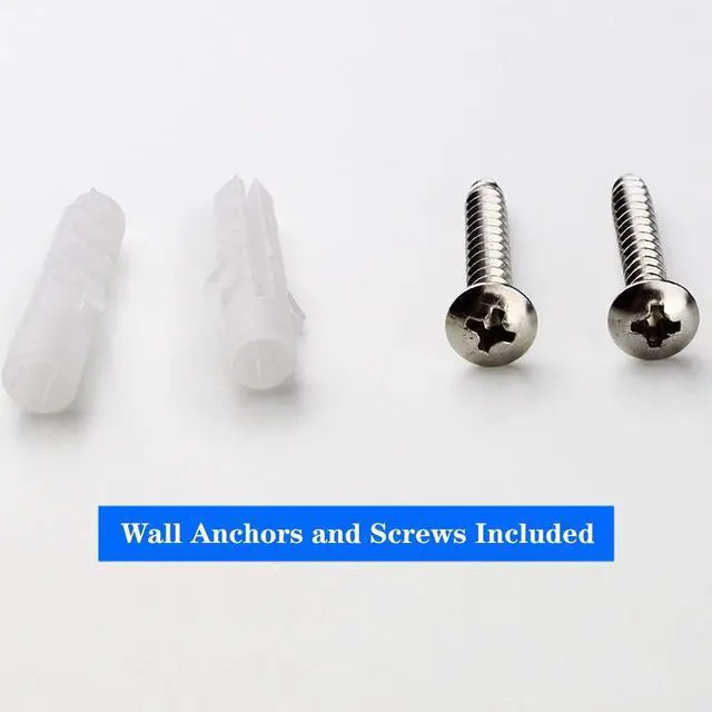 Alt view image 2 of 7 - Shower Head Holder,Screw Mounted Shower Holder,Chrome Polished | Adjustable Handheld Shower Head Bracket, Wall Mounted Shower Holder for Universal Wall Bathroom with Wall Anchors Screws