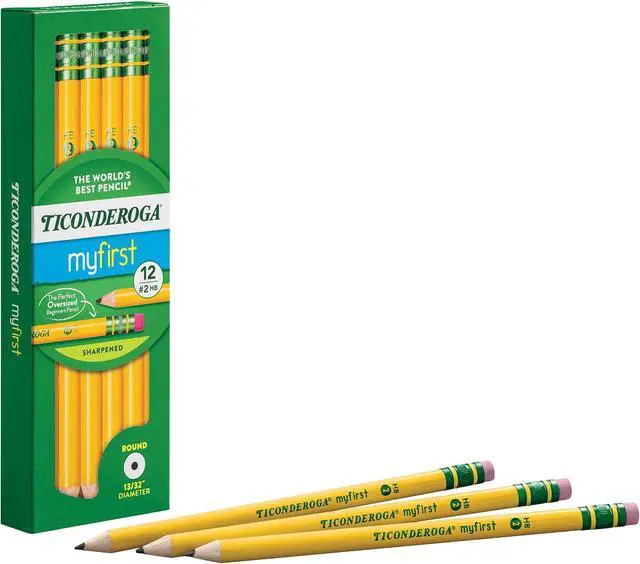 Alt view image 3 of 5 - Ticonderoga My First Wood-Cased Pencils, Pre-Sharpened