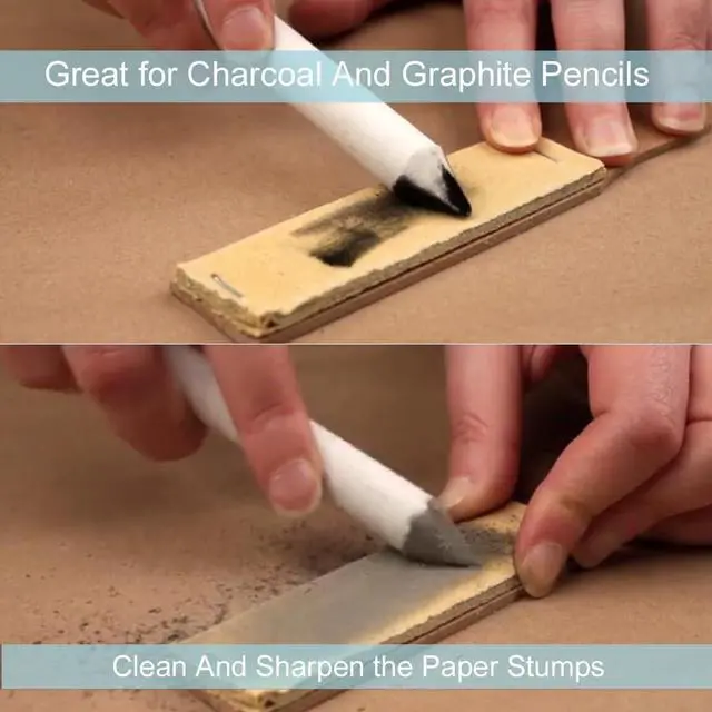 Alt view image 5 of 7 - Jeimier 12 Pcs Blending Stumps for Drawing, Tortillions Blending Sticks for Beginner Drawing, Art Blenders, Blending Tools Paper Stumps for Shading Completed, Blending Pencil for Sketching, Softness
