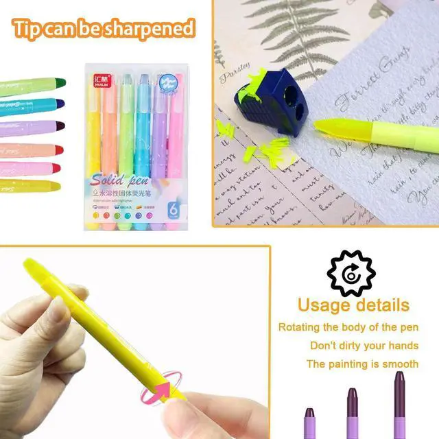 Alt view image 3 of 7 - NoteTaking Supplies set Wax Bible Highlighters and Reusable Erasable Pens | 23PCS Aesthetic Highlighter and Erasable Gel Pen set , Perfect for Bible Study Journaling Planner Notes School Supplies.