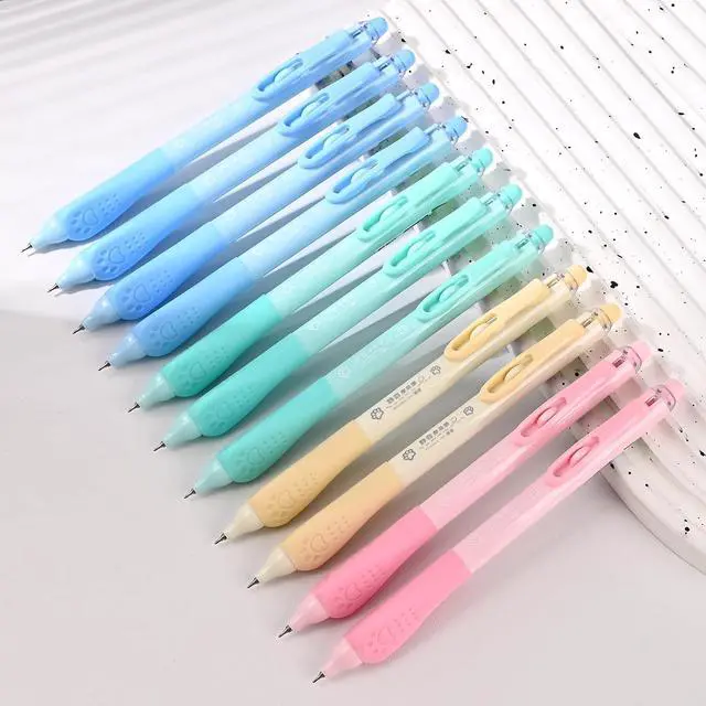 Alt view image 7 of 7 - BAYTORY 11Pcs Fine Point Erasable Gel Pens, 0.5mm Silent Erasable Pen | Aesthetic Retractable Pens with Eraser, Comfortable Grip for Smooth Writing Planner and School Supplies (Blue Ink)