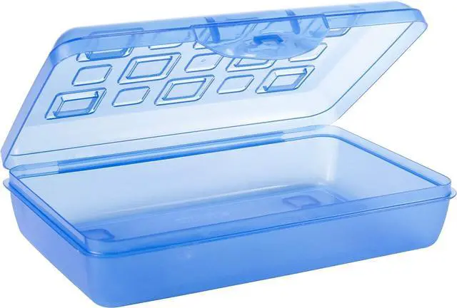 Main image of Sterilite Pencil Box with Splash Tint Lid (17224812),Multicolor