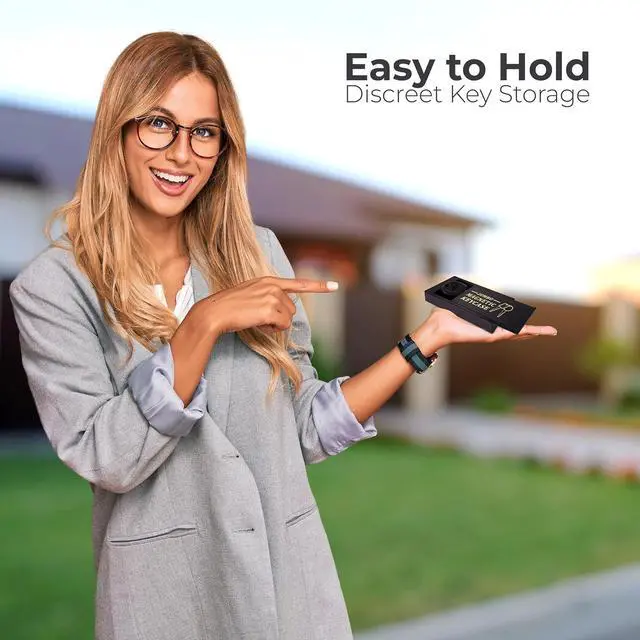 Alt view image 6 of 6 - RamPro Hide A Key Magnetic Key Holder Under Car - Hide A Key for Your Car So You Never Lock Out - Plastic Magnet Key Hider to Store a Spare Key for Your Home, Storage, Office, or Vehicle (2 Pack)