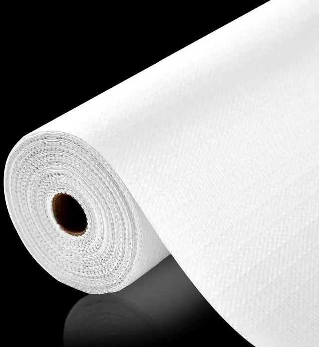 Main image of Drawer and Shelf Liner for Kitchen Cabinets, White, 12IN X 10FT | Non-Adhesive, Easy to Cut, Non-Slip, Waterproof, Surface Protection, Decorative, Cupboard, Bathroom, Closets