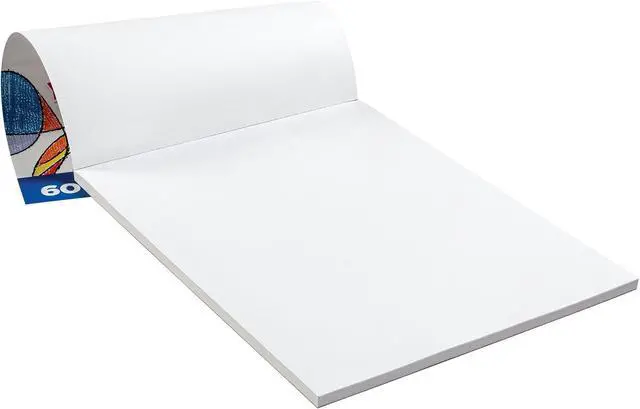 Alt view image 3 of 7 - Prang (Formerly Art Street) Drawing & Color Paper Pad, White, Beginner Weight, 9" x 12", 60 Sheets