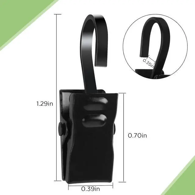 Alt view image 2 of 7 - 50pcs Awning Lights Clips Stainless Steel CurtainClip Hooks Curtain Hooks Bulldog Clips sidingClips for Hanging Tablecloth TowelClips for Camping Tents Home Decoration Photos Art Craft.