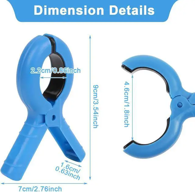Alt view image 2 of 7 - CCINEE 12 Packs Beach Towel Clips, Heavy Duty Plastic Laundry Clothespins Pool Towel Holder Clamps for Clothes Boat Beach Lounge Chairs Cruise Picnic Tablecloth Outdoor Accessories