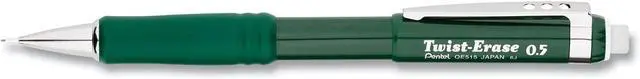 Main image of Pentel Twist Eraser III Mechanical Pencil Color: Green (QE515D)