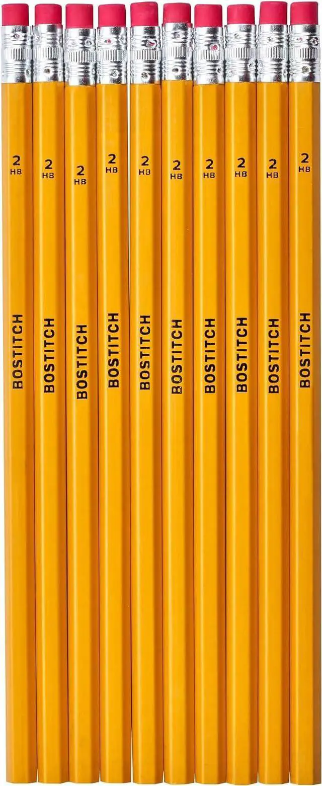 Alt view image 2 of 5 - Bostitch Premium #2 Pencils, Premium Wood, Unsharpened, HB Graphite, 30-Count