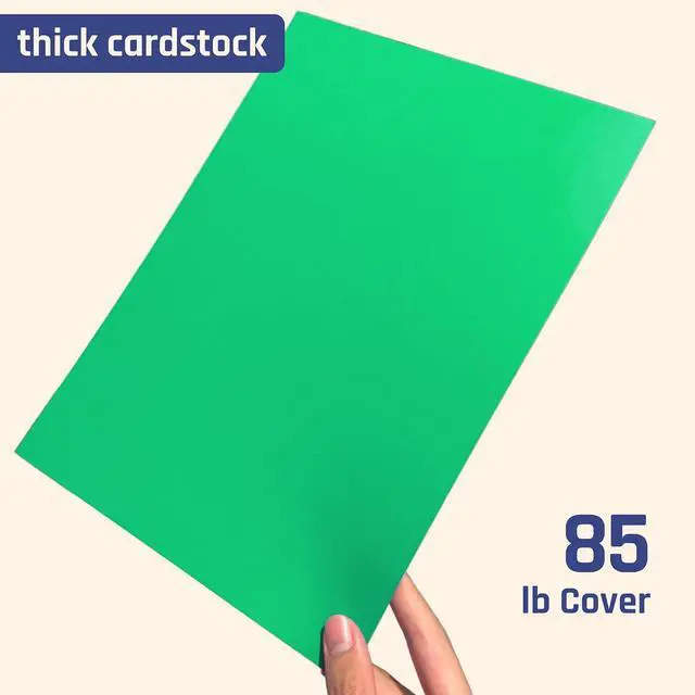 Alt view image 5 of 7 - 85lb Orange Cardstock, Thick Heavy Card Stock Printer Paper - 24 Pieces | Laser/Inkjet Printing, 8.5 x 11 inches