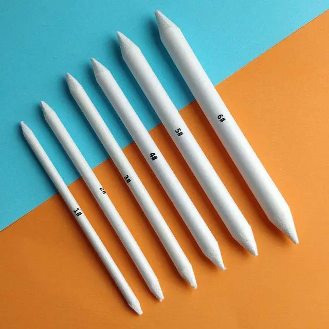 Alt view image 3 of 7 - 6 PCS Blending Stumps and Tortillions, Sketch Drawing Tools | Paper Art Blenders for Student Sketch Drawing