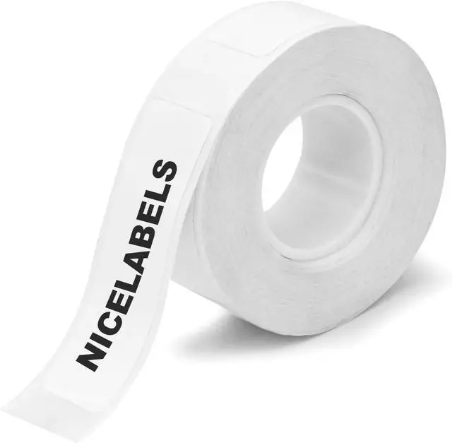Main image of 1 roll Tape Refills (Bright White), Compatible with Phomemo D30 Printer, White Sticker Thermal Paper, self-Adhesive and Waterproof, 12mm X 40mm (0.47 X 1.57 inches), 160 Labels/roll