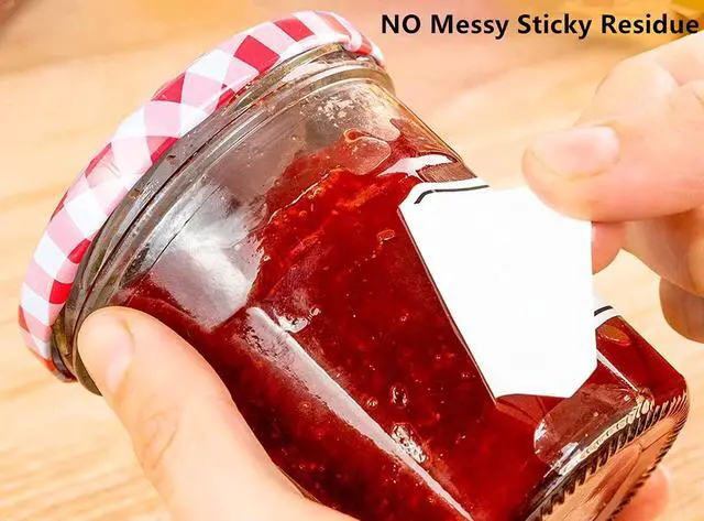Alt view image 5 of 5 - Hybsk Removable Freezer Food Labels for Jars Easy Peel Off - Frozen Food Storage Labels that Leave No Sticky Residue After Use (Type 2)