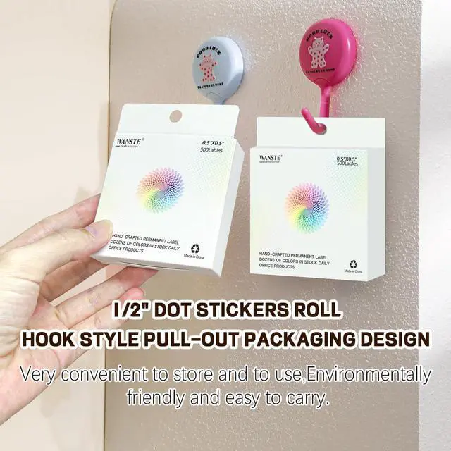 Alt view image 4 of 7 - 500 PCS 1/2" Orange Circle Stickers,Color Dot Stickers for Classroom,Office,DIY,Yard Sale Price Sticky Dots Labels