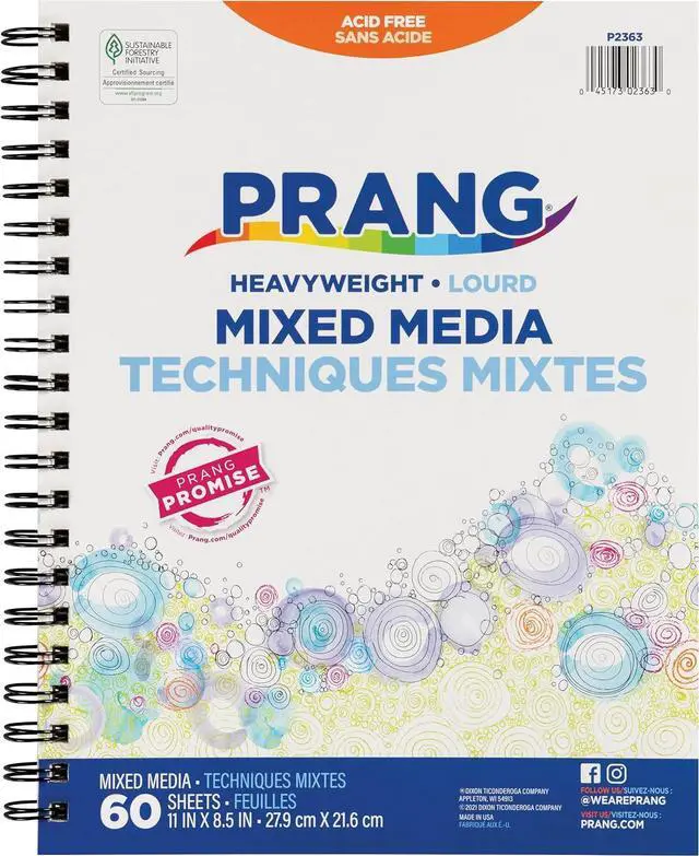 Main image of Prang (Formerly Art Street) Mixed Media Journal | Heavyweight, 8.5" x 11", 60 Sheets