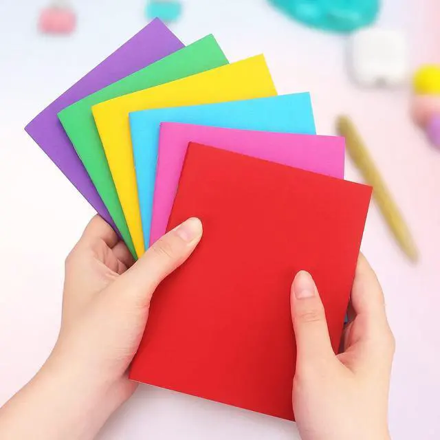 Alt view image 5 of 7 - Tamaki 6 Pack Colorful Blank Books for kids Write, Drawing, 4.25'' x 5.5'' | Cute Sketchbook for Kid, Notebook Without Lines