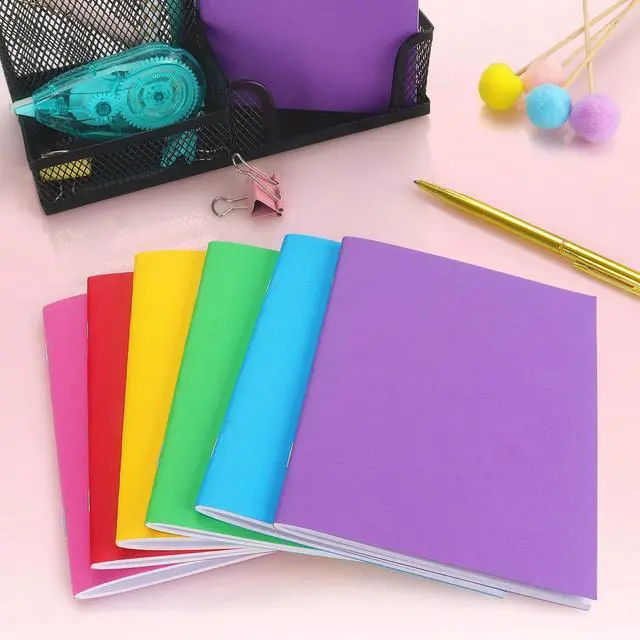Alt view image 7 of 7 - Tamaki 6 Pack Colorful Blank Books for kids Write, Drawing, 4.25'' x 5.5'' | Cute Sketchbook for Kid, Notebook Without Lines