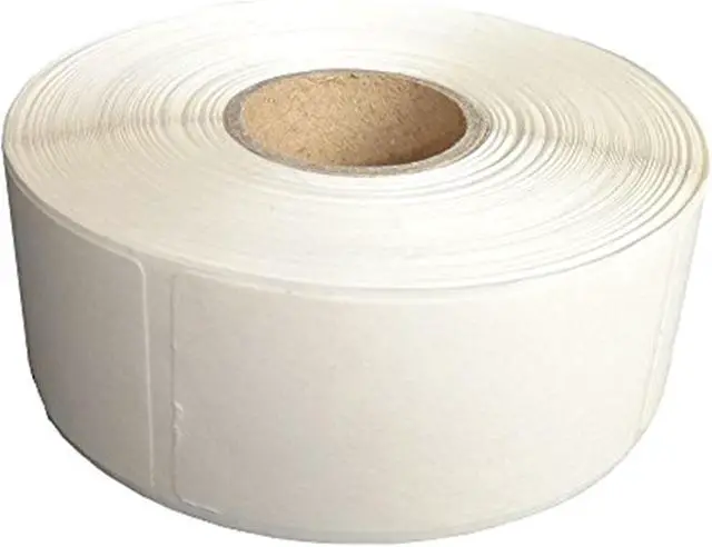 Alt view image 2 of 7 - L LIKED Blank White 1 x 2 Inch Food Rotation Dissolvable Labels 1 Roll | Inkjet printers compatible, includes PDF/Word templates. -40~150°F. For commercial kitchens, labs, warehouses & home
