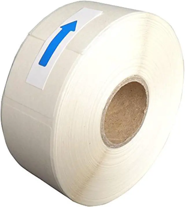 Alt view image 4 of 7 - L LIKED Blank White 1 x 2 Inch Food Rotation Dissolvable Labels 1 Roll | Inkjet printers compatible, includes PDF/Word templates. -40~150°F. For commercial kitchens, labs, warehouses & home