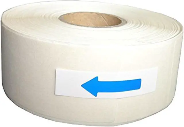 Alt view image 6 of 7 - L LIKED Blank White 1 x 2 Inch Food Rotation Dissolvable Labels 1 Roll | Inkjet printers compatible, includes PDF/Word templates. -40~150°F. For commercial kitchens, labs, warehouses & home