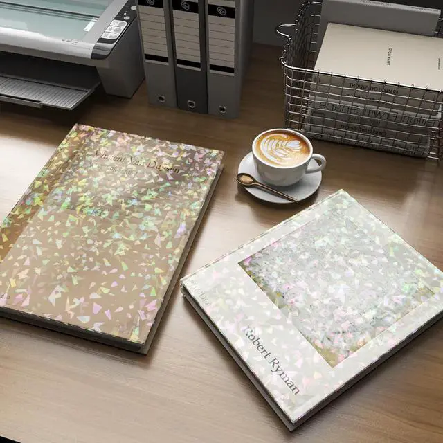 Alt view image 5 of 7 - Livelynine Contact Paper Peel and Stick Clear Holographic Self Adhesive Laminating Sheets Waterproof for Stickers Papers Crafts Books Cabinets Drawers Kids Classroom Decorative Wallpaper 15.8x78.8