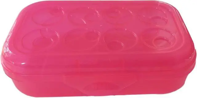 Alt view image 2 of 2 - Sterilite Pink Transparent Pencil Case Box