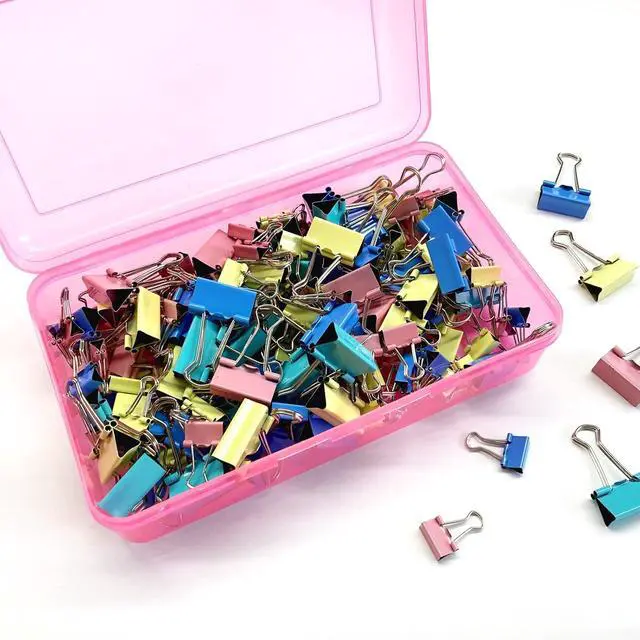 Alt view image 4 of 6 - Ykimok Large Capacity Clear Pencil Box, Pencil Case, Plastic Pencil Boxes, Stackable Design, Supply Boxes for School Classroom,1 Pack (Pink)