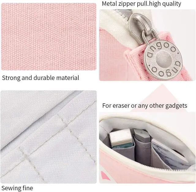 Alt view image 3 of 7 - EASTHILL Big Capacity Pencil Pen Case Pouch Box Organizer Large Storage for Bullet Journal