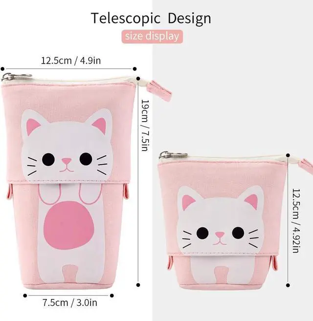 Alt view image 7 of 7 - EASTHILL Big Capacity Pencil Pen Case Pouch Box Organizer Large Storage for Bullet Journal