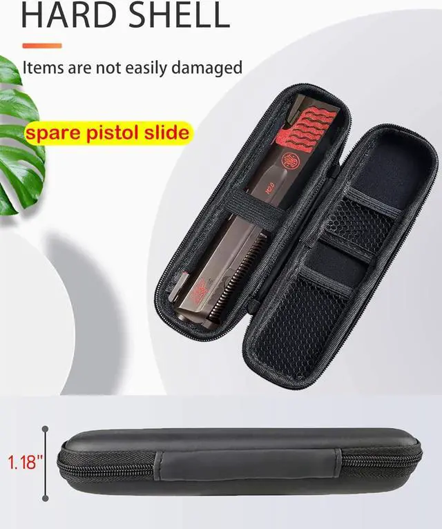 Alt view image 4 of 7 - Oythiem Slim Pencil Case for Adults, Travellers, Insulin Travel, Small Pencil Case Hard Shell, Simple Thin Waterproof Pen Case Organizer Box for Stylus Touch Pen, Art Pen Pencil, Headphones