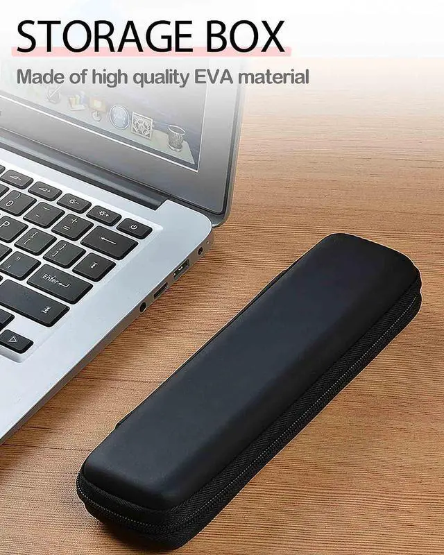 Alt view image 7 of 7 - Oythiem Slim Pencil Case for Adults, Travellers, Insulin Travel, Small Pencil Case Hard Shell, Simple Thin Waterproof Pen Case Organizer Box for Stylus Touch Pen, Art Pen Pencil, Headphones
