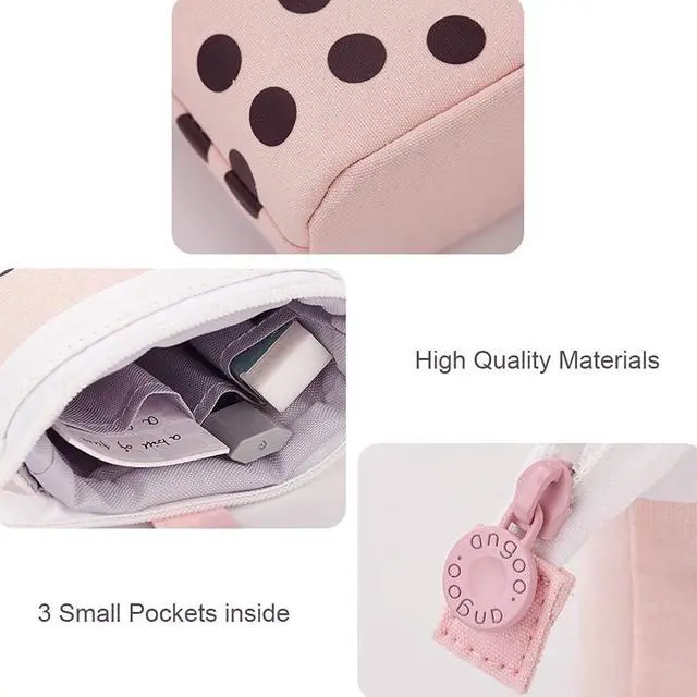 Alt view image 3 of 6 - Telescopic Pencil Bag Pen Holder Pop Up Stationery Case, Stand-up Retractable Transformer Bag Standing Organizer, Great for Christmas Holiday New Year Office Bag