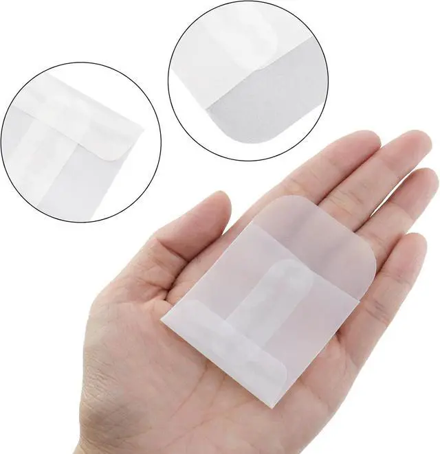 Alt view image 6 of 7 - Antrader Glassine Envelopes for Stamps,Small Flat Paper Bag,1.77" x 1.77" | 50Pcs Paper Bag for Cards Ticket Gift Letter Photo Coins Seeds Stamp