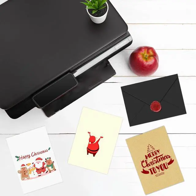 Alt view image 6 of 7 - 50 Packs Gift Card Envelopes with Blank Cards (Brown) | 4x2.75 Mini Envelopes Business card envelope Small Envelope
