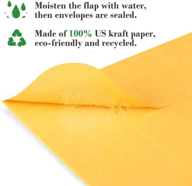 Alt view image 3 of 7 - ValBox #1 Coin Envelopes 2.25x 3.5 Small Parts Envelope with Gummed Flap for Home, Garden or Office Use, Brown Kraft Seed Envelopes 100 per Box