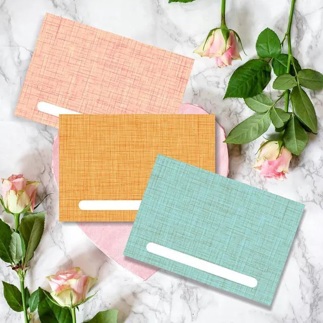 Alt view image 3 of 7 - PARTH IMPEX 60 Pack Mini Gift Card & Business Card Envelopes | 4 x 2.7 in envelopes in 12 pastel colors for notes, cash, favors, invitations and DIY crafts