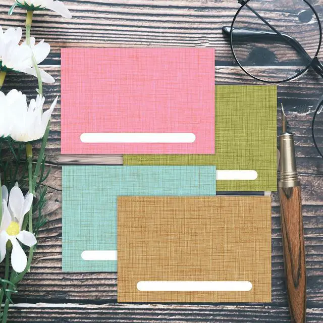 Alt view image 4 of 7 - PARTH IMPEX 60 Pack Mini Gift Card & Business Card Envelopes | 4 x 2.7 in envelopes in 12 pastel colors for notes, cash, favors, invitations and DIY crafts