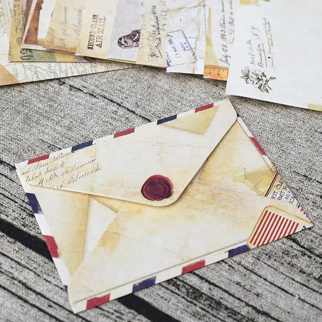 Alt view image 5 of 7 - EORTA 60 Pieces Mini Paper Envelopes Small Retro Envelop Mailers Vintage European Style Stationery Greeting/Invitation Tools for Kids Children Students Art Craft DIY, 3.7" X 2.8"
