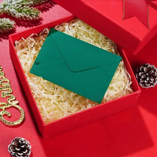 Alt view image 7 of 7 - 100Sets Small Gift Card Envelopes with Blank Cards 2.7 x 4 Inch Green | for Invitation, Greeting Cards, Engagement, Wedding, Holiday, Valentines Day, Business, Graduations, Bulk, Mini