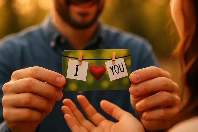 Alt view image 3 of 7 - Romantic Scratch Off Card I Love You More Than Yesterday Mini Love Greeting Card for Him or Her, Wallet Size Romantic Note, Cute Surprise, Envelope Included