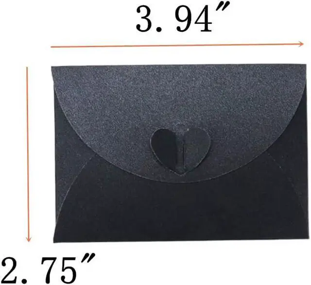 Alt view image 3 of 6 - Red Heart Clasp Paper Envelopes, 24 Pack | Tiny Items Storage, Cute Present Card Holder, For Invitation Gift Card