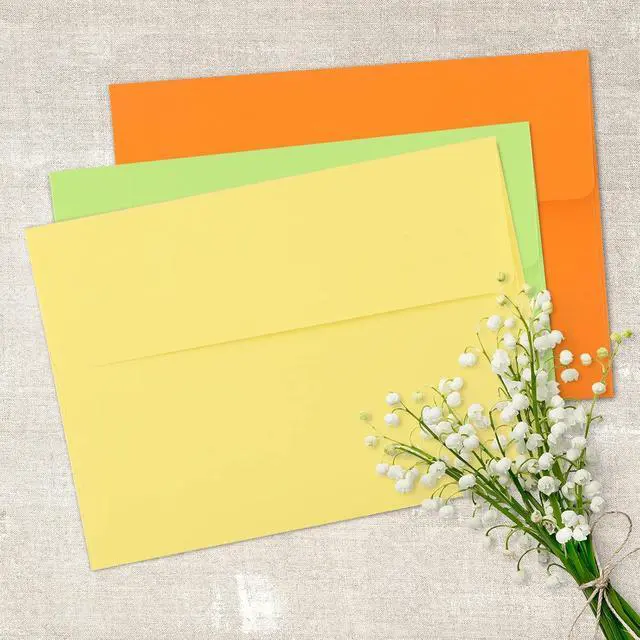 Alt view image 5 of 7 - Granhoolm 50 pack 4x6 Envelopes,A6 Invitation Envelopes 6.5 x 4.75 For 4x6 Cards- Peel & Press,Ideal for Invitations,Weddings,Parties,Greeting Cards,Photos(colorful)