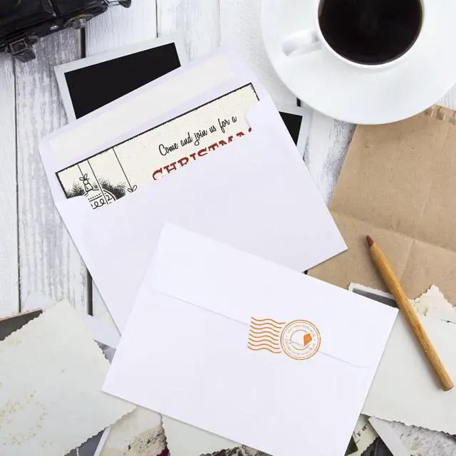 Alt view image 7 of 7 - 90 Packs A1 Envelopes, 3.625x5.125" Envelopes White, Small Envelope RSVP Envelope, Self Seal for Weddings, Photos, Postcards, Greeting Cards, Mailing